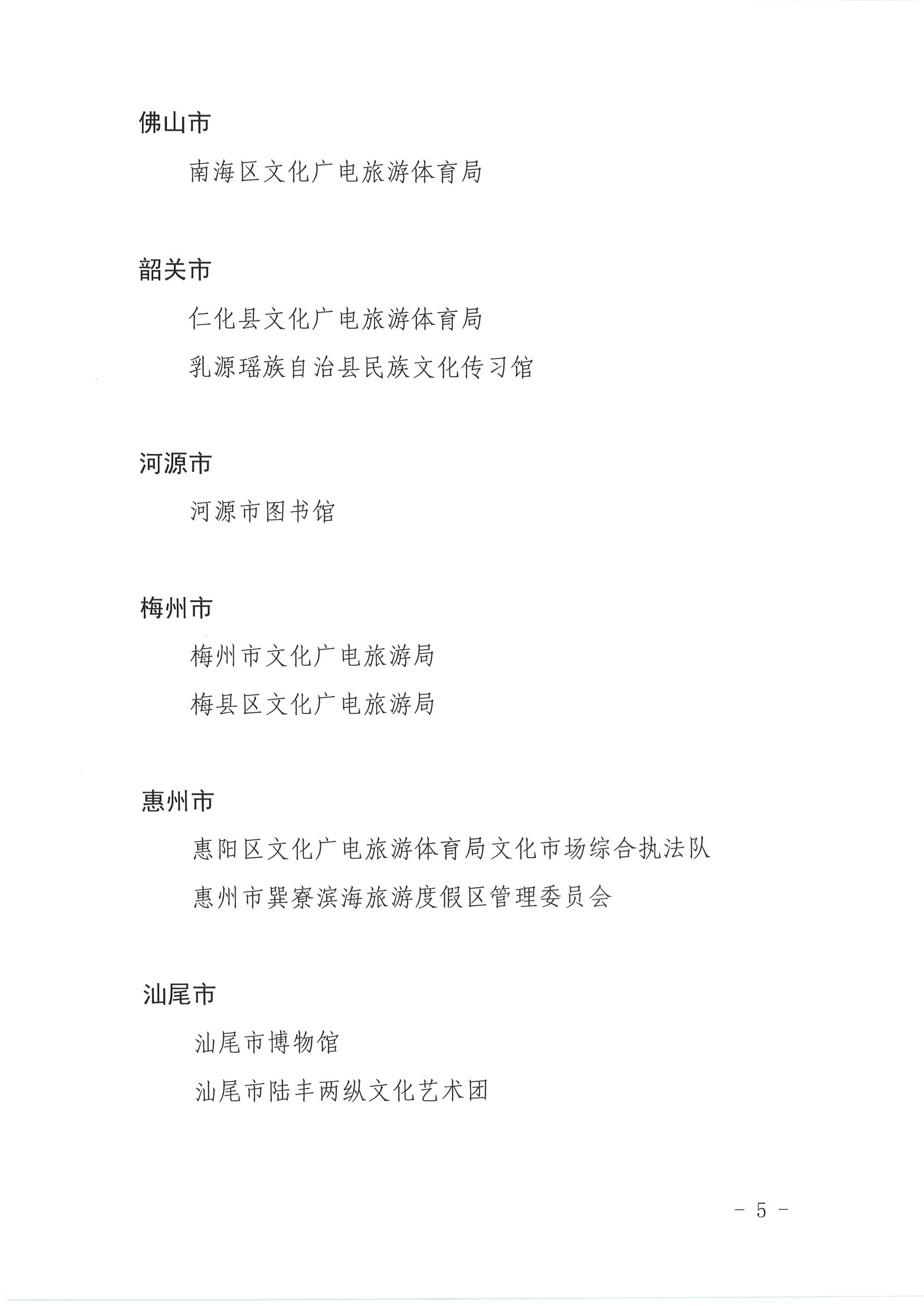 广东省人力资源和社会保障厅 新葡京博彩
关于表彰广东省文化和旅游工作先进集体和先进个人的决定_页面_05.jpg