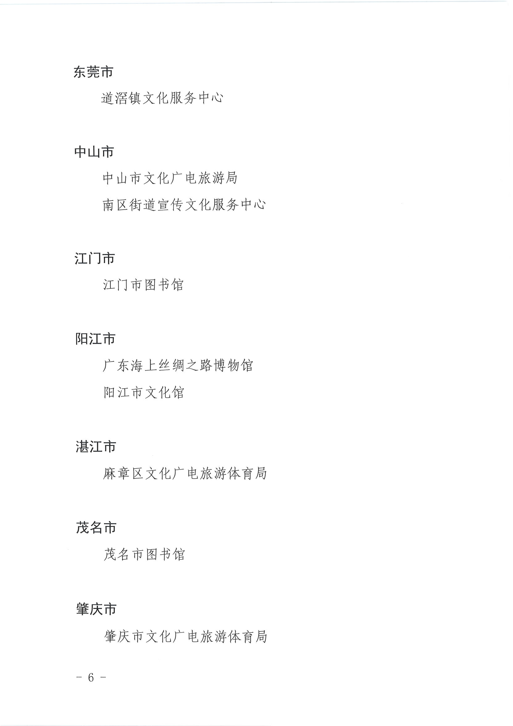 广东省人力资源和社会保障厅 新葡京博彩
关于表彰广东省文化和旅游工作先进集体和先进个人的决定_页面_06.jpg