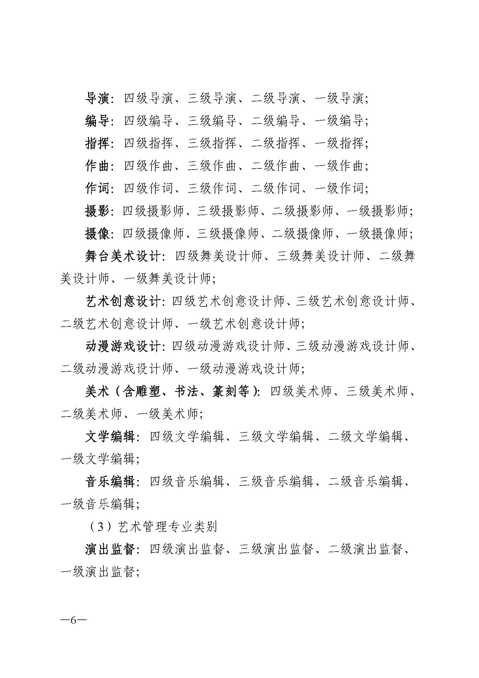 广东省人力资源和社会保障厅 新葡京博彩
 广东省广播电视局 广东省文学艺术界联合会 广东省作家协会关于印发广东省深化艺术专业人员职称制度改革实施方案的通知_页面_006.jpg