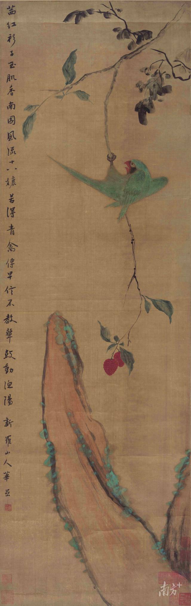 《鹦鹉荔枝图》 《鹦鹉荔枝图》